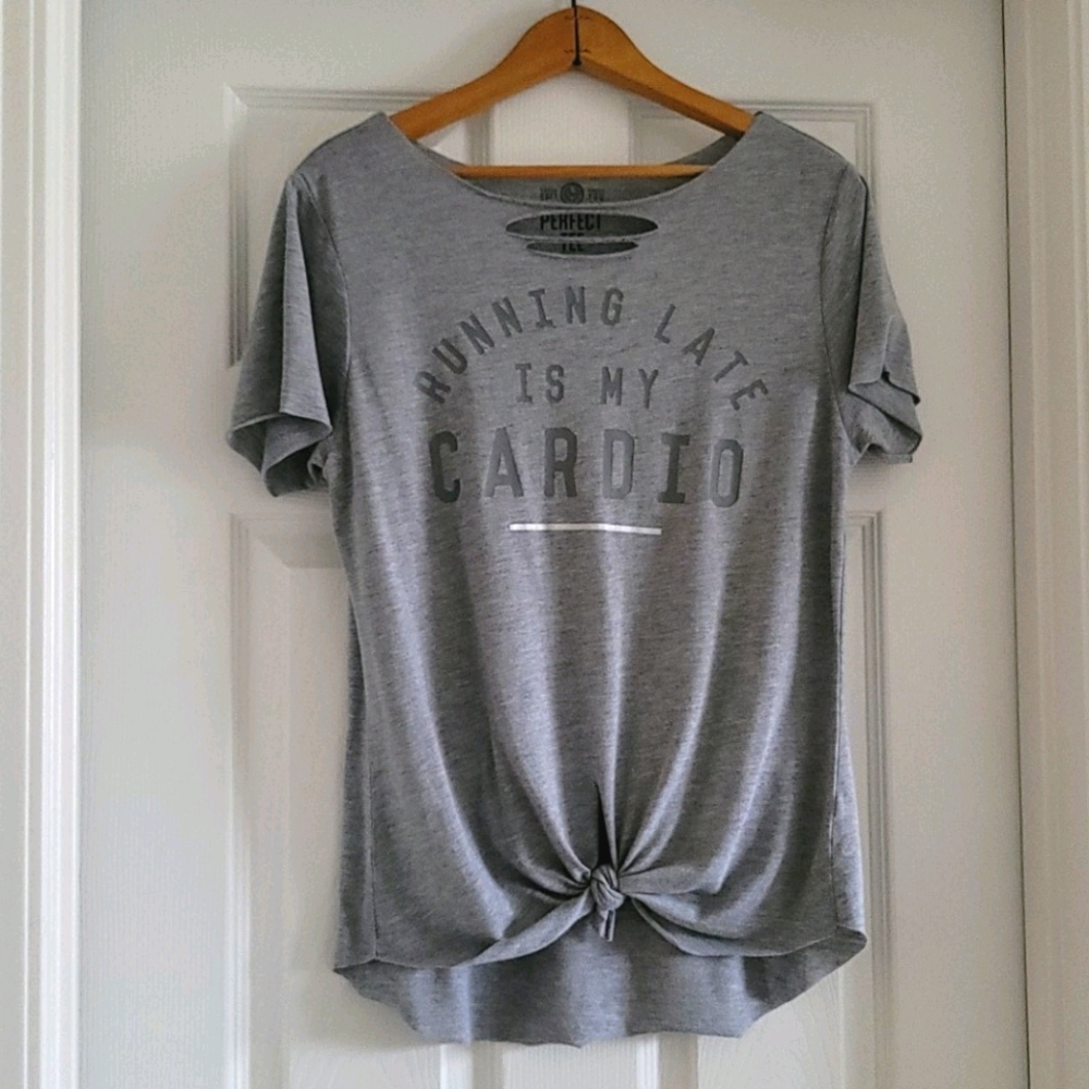 Running Late is my Cardio Graphic Tee